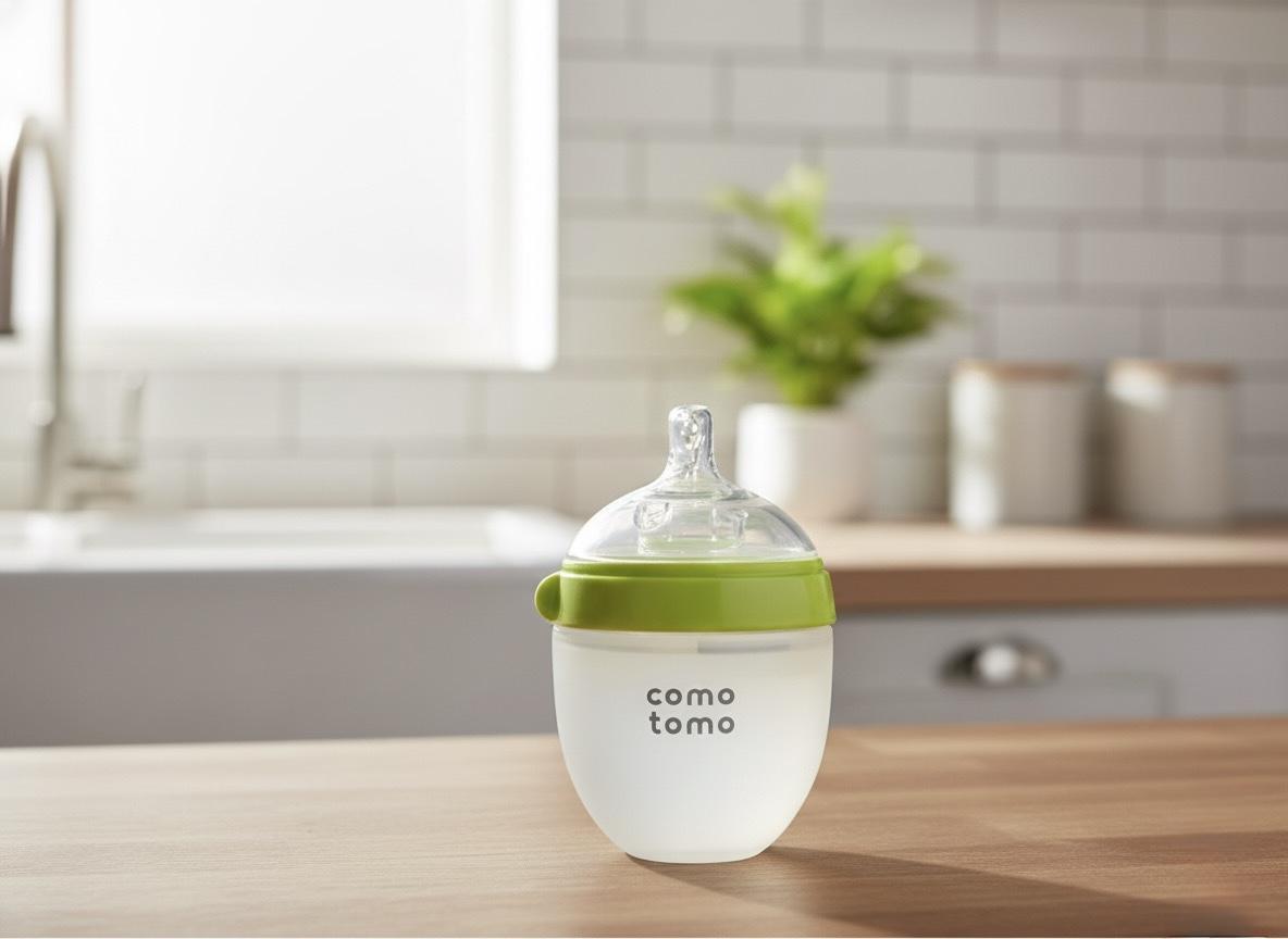 Soft Silicone Baby Bottle – Anti-Colic (5 oz)