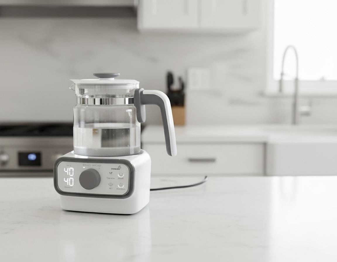 Glass Water Boiler for Formula Prep