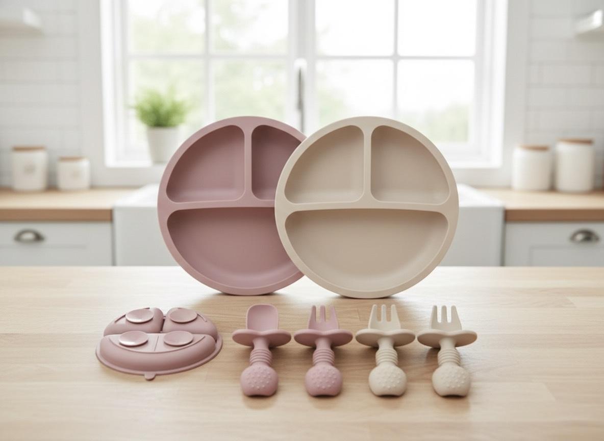 2-Pack Silicone Feeding Set