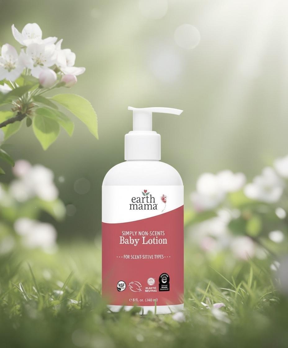 Earth Mama Unscented Baby Lotion